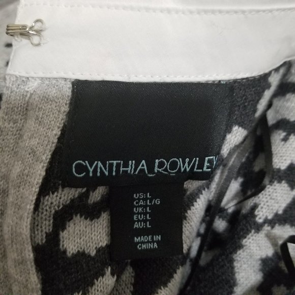 Cynthia Rowley Sweater Animal Print Dress - Picture 6 of 8